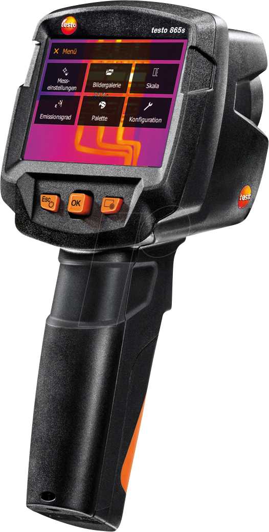 TESTO 0560 8651 - Wärmebildkamera testo 865s, -20 … +280 °C, USB von TESTO