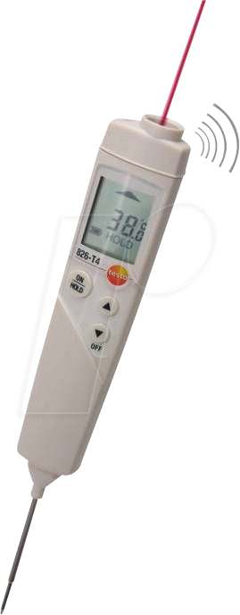 TESTO 0563 8284 - Einstech-Infrarot-Thermometer testo 826-T4, HACCP von TESTO