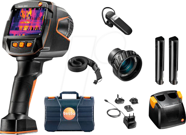 TESTO 0563 8830 - Wärmebildkamera testo 883 Set, -30 … +650°C, WiFi, Teleobjektiv von TESTO
