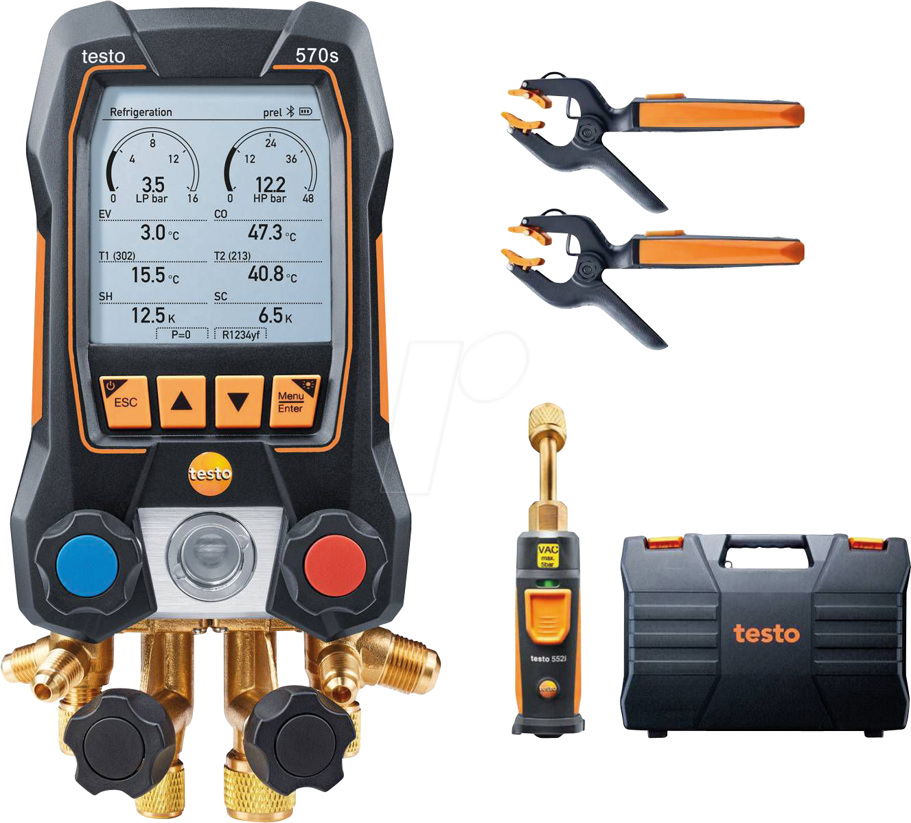 TESTO 0564 5702 - testo 570s Smart Vakuum Set von TESTO