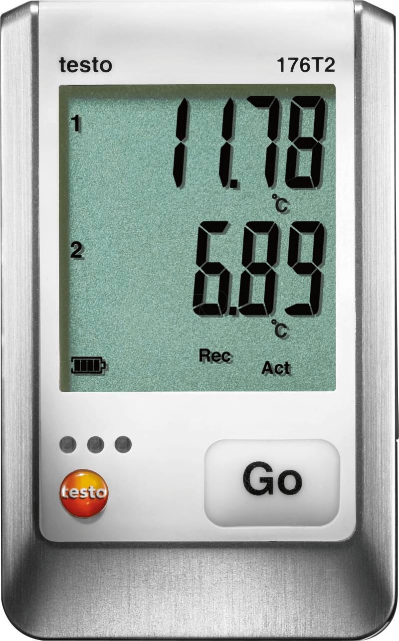 TESTO 0572 1762 - testo 176 T2 - Datenlogger Temperatur von TESTO