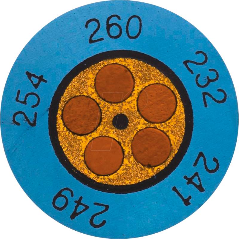 TESTO 0646 0073 - Mini-Temperaturindikator testoterm, +88 ... +110 °C, 10er-Pack von TESTO