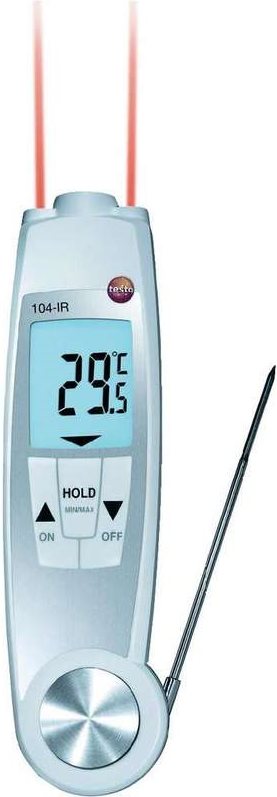 TESTO Kombi-Infrarot- und Einstichthermometer 104-IR (0560 1040) von TESTO