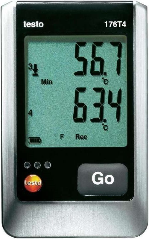 TESTO Temperatur-Datenlogger 176 T4 (0572 1764) von TESTO