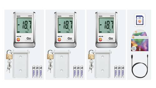 Testo 0572 1750 175 T1 Set Temperatur-Datenlogger Messgröße Temperatur -35 bis +55°C von TESTO