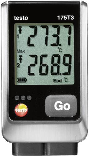 Testo 0572 1753 175 T3 Temperatur-Datenlogger Messgröße Temperatur -50 bis +1000°C von TESTO