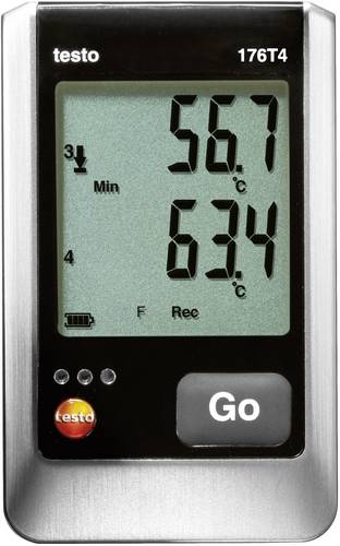 Testo 0572 1764 176 T4 Temperatur-Datenlogger Messgröße Temperatur -200 bis 1000°C Testo 0572 1764 176 T4 Temperatur-Datenlogger Messgröße Temperatur -200 bis 1000°C von TESTO