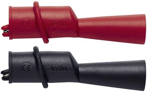 Testo 0590 0009 Krokodilklemmen-Set Schrauben CAT III 1000 V, CAT IV 600V Schwarz, Rot Testo 0590 0009 Krokodilklemmen-Set Schrauben CAT III 1000 V, CAT IV 600V Schwarz, Rot von TESTO