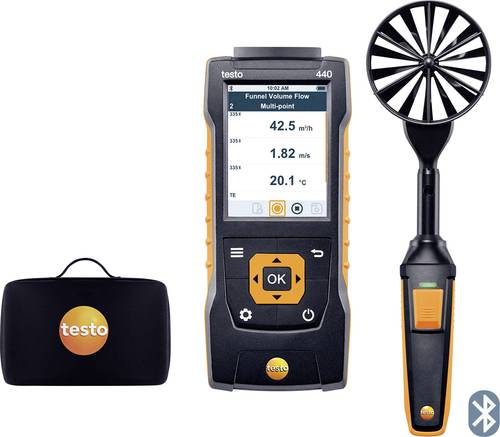 Testo 440 Set 100mm Anemometer Testo 440 Set 100mm Anemometer von TESTO