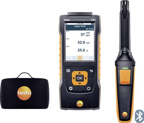 Testo 440 Set CO2 Kohlendioxid-Messgerät 0 - 10000 ppm von TESTO