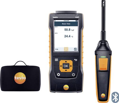 Testo 440 Set RH Luftfeuchtemessgerät (Hygrometer) 0% rF 100% rF von TESTO