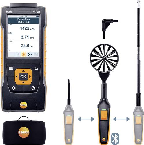 Testo 440 Set2 delta P Anemometer von TESTO