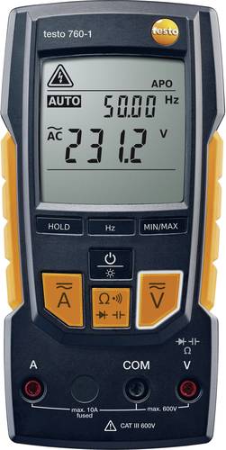 Testo 760-1 Hand-Multimeter digital CAT III 600 V, CAT IV 300V Anzeige (Counts): 4000 von TESTO