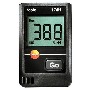 testo 174 H Set Mini Feuchte- & Temperatur-Datenlogger schwarz testo 174 H Set Mini Feuchte- & Temperatur-Datenlogger schwarz von TESTO