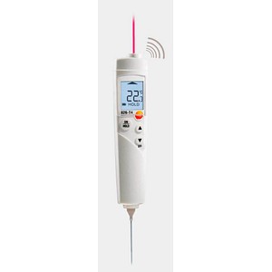 testo 826-T4 Infrarot- und Kerntemperatur-Lebensmittelthermometer weiß testo 826-T4 Infrarot- und Kerntemperatur-Lebensmittelthermometer weiß von TESTO