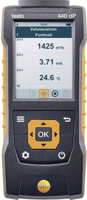testo Druck-Messgerät 440 dP Luftdruck, Beleuchtungsstärke, CO2, Temperatur, Windgeschwindigkeit -150 - +150 hPa 0560 4402 (0560 4402) von TESTO