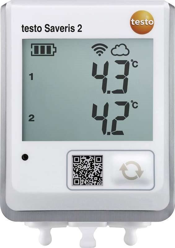 testo Temperatur-Datenlogger Saveris 2-T2 WLAN-Datenloggersystem Messgröße Temperatur -50 bis 150 °C (0572 2002) von TESTO