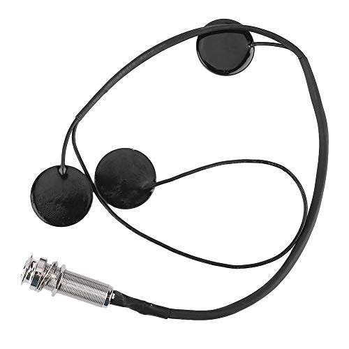 Tragbare Harfe -Pickup -Mikrofon hohe Empfindlichkeit Schwarze Clips auf Wandler für Harfen- und Streichinstrumente, die einfach zu verwenden und ideal für Musiker -Performer und Tragbare Harfe -Pickup -Mikrofon hohe Empfindlichkeit Schwarze Clips auf Wandler für Harfen- und Streichinstrumente, die einfach zu verwenden und ideal für Musiker -Performer und von TEUOPIOE