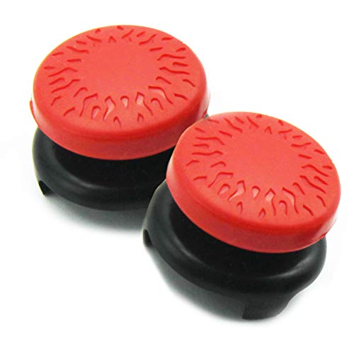 TEUVO Thumbsticks, Silikon Thumbsticks Griffe Mützen für PS5 Controller und für PS4 Controller an Erhöhung Präzision Hilfe mit Ziel und Bequemlichkeit Steuerung Reduzieren Daumen Müdigkeit Rot 2 Stück TEUVO Thumbsticks, Silikon Thumbsticks Griffe Mützen für PS5 Controller und für PS4 Controller an Erhöhung Präzision Hilfe mit Ziel und Bequemlichkeit Steuerung Reduzieren Daumen Müdigkeit Rot 2 Stück von TEUVO