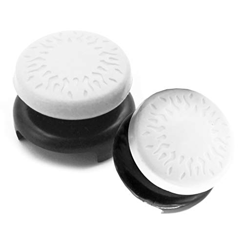 TEUVO Thumbsticks, Silikon Thumbsticks Griffe Mützen für PS5 Controller und für PS4 Controller auf Hilfe mit Zielen, Steuerung und Reduzieren Daumen Müdigkeit, Weiß, 2 Stück TEUVO Thumbsticks, Silikon Thumbsticks Griffe Mützen für PS5 Controller und für PS4 Controller auf Hilfe mit Zielen, Steuerung und Reduzieren Daumen Müdigkeit, Weiß, 2 Stück von TEUVO