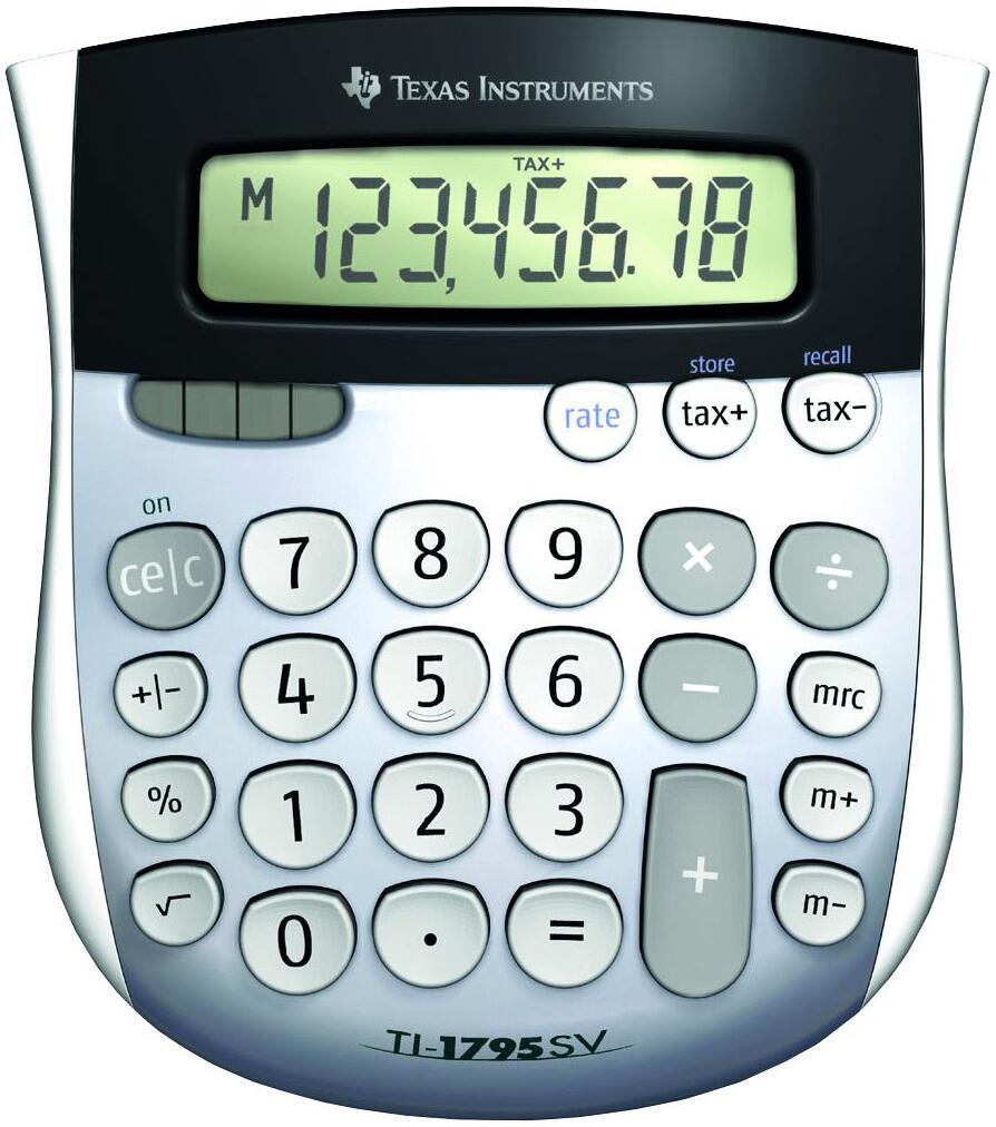 TEXAS INSTRUMENTS Taschenrechner TI-1795 SV silber/schwarz TEXAS INSTRUMENTS Taschenrechner TI-1795 SV silber/schwarz von TEXAS INSTRUMENTS