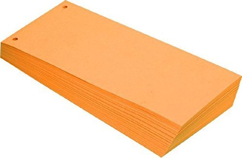 Trennstreifen Brunnen ORANGE (100 Stück / 10,5 x 24 cm - quer) von TEXTIMO