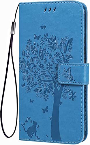 TEYYOS Flip Tasche Hülle für Xiaomi Redmi Note 13 Pro 5G, Schutzhülle Leder Klapptasche mit Kartenfächer, 3D Katze Baum Muster Folio Handytasche Handyhülle - Blau TEYYOS Flip Tasche Hülle für Xiaomi Redmi Note 13 Pro 5G, Schutzhülle Leder Klapptasche mit Kartenfächer, 3D Katze Baum Muster Folio Handytasche Handyhülle - Blau von TEYYOS