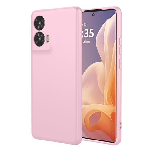 TEYYOS Hülle Weich Silikon für Motorola Moto G85 5G, Premium Ultradünn Flüssigsilikon Schutzhülle, DREI Schichten Stoßfest Handyhülle, Rosa TEYYOS Hülle Weich Silikon für Motorola Moto G85 5G, Premium Ultradünn Flüssigsilikon Schutzhülle, DREI Schichten Stoßfest Handyhülle, Rosa von TEYYOS