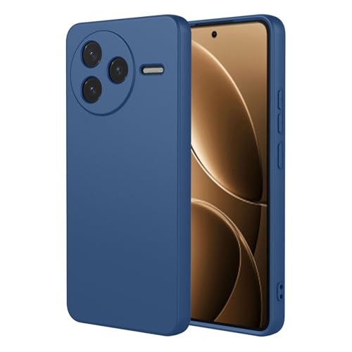 TEYYOS Hülle Weich Silikon für Xiaomi Poco F7 Pro, Premium Ultradünn Flüssigsilikon Schutzhülle, DREI Schichten Stoßfest Handyhülle, Blau TEYYOS Hülle Weich Silikon für Xiaomi Poco F7 Pro, Premium Ultradünn Flüssigsilikon Schutzhülle, DREI Schichten Stoßfest Handyhülle, Blau von TEYYOS