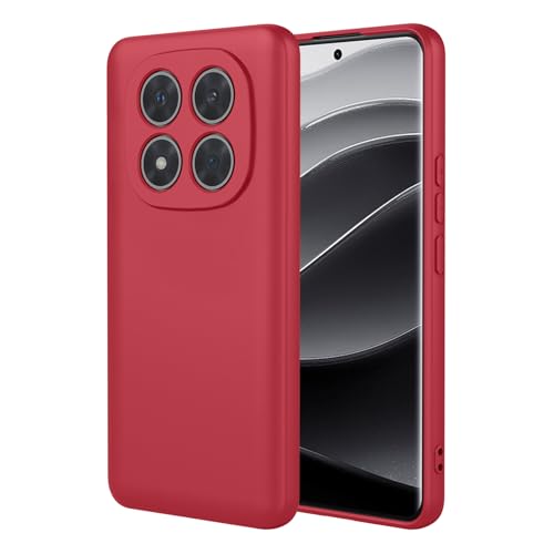 TEYYOS Hülle Weich Silikon für Xiaomi Redmi Note 14 Pro Plus 5G/Note 14 Pro+, Premium Ultradünn Flüssigsilikon Schutzhülle, DREI Schichten Stoßfest Handyhülle, Rosso TEYYOS Hülle Weich Silikon für Xiaomi Redmi Note 14 Pro Plus 5G/Note 14 Pro+, Premium Ultradünn Flüssigsilikon Schutzhülle, DREI Schichten Stoßfest Handyhülle, Rosso von TEYYOS