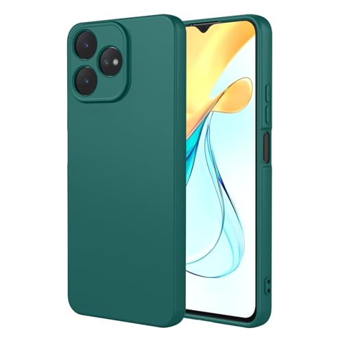 TEYYOS Hülle Weich Silikon für ZTE Blade A73 4G, Premium Ultradünn Flüssigsilikon Schutzhülle, DREI Schichten Stoßfest Handyhülle, Dunkelgrün TEYYOS Hülle Weich Silikon für ZTE Blade A73 4G, Premium Ultradünn Flüssigsilikon Schutzhülle, DREI Schichten Stoßfest Handyhülle, Dunkelgrün von TEYYOS