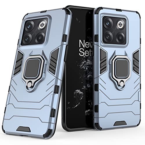 TEYYOS Hülle für OnePlus 10T 5G, Schutzhülle TPU/PC Handyhülle mit Ständer, Stoßfest Bumper Armor Case Hybrid Cover Blau TEYYOS Hülle für OnePlus 10T 5G, Schutzhülle TPU/PC Handyhülle mit Ständer, Stoßfest Bumper Armor Case Hybrid Cover Blau von TEYYOS