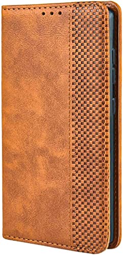 TEYYOS Leder Folio Hülle für Honor 90, Premium Flip Wallet Tasche mit Kartensteckplätzen, PU/TPU Lederhülle Handyhülle Schutzhülle - Braun von TEYYOS