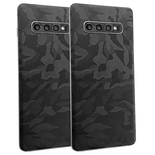 TF Skins Samsung Galaxy S10 Schutzfolie, Skin für die Rückseite in edler Optik (Shadow Black) von TF Skins