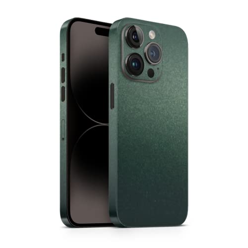 TF Skins Skin passend für iPhone 13 Pro Max Skin/Schutzfolie für die Rückseite und Seiten inkl. Kameraschutz Schutz vor Kratzern Decal Wrap (Pine Green) von TF Skins