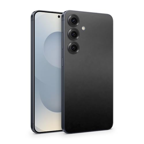 TF Skins Skins kompatibel mit Samsung Galaxy S25 & S25 Ultra, Skin Schutzfolie 360° Full Coverage oder Back Only (Back Only, Matt Schwarz, S25) von TF Skins