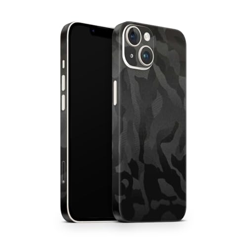 TF Skins kompatibel mit iPhone 12, Skin Schutzfolie mit 360° Schutz, super dünn und resistent (Shadow Black) von TF Skins