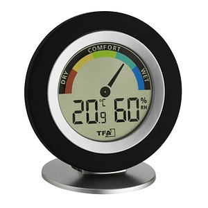 TFA® COSY 30.5019 Hygrometer schwarz von TFA®