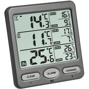 TFA® TRIO 30.3062.10 Thermometer schwarz von TFA®