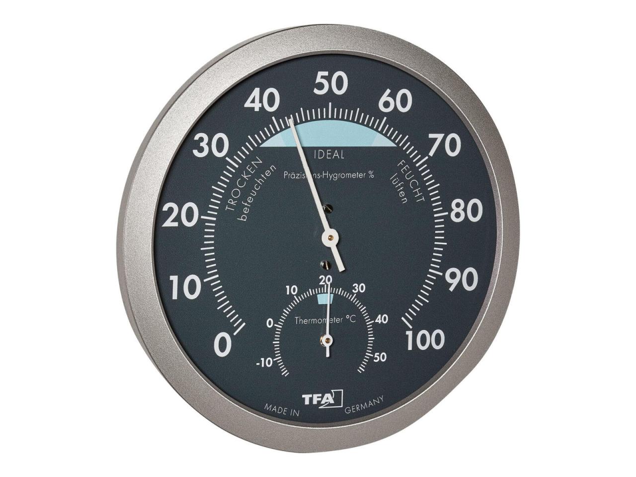 TFA® 45.2043.51 Thermometer schwarz/silber von TFA®