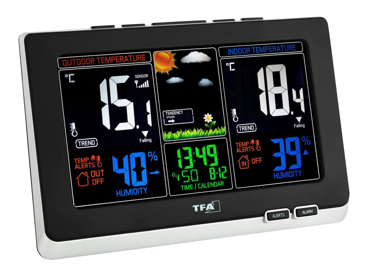 TFA® Wetterstation SPRING 35.1129.01 schwarz von TFA®