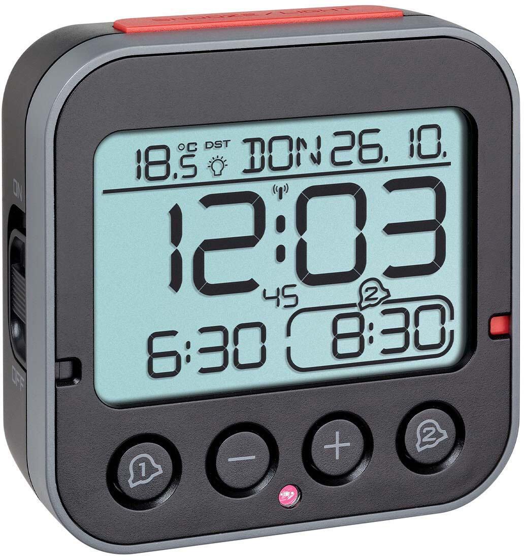 TFA® digitaler Funkwecker BINGO 2.0 schwarz von TFA®