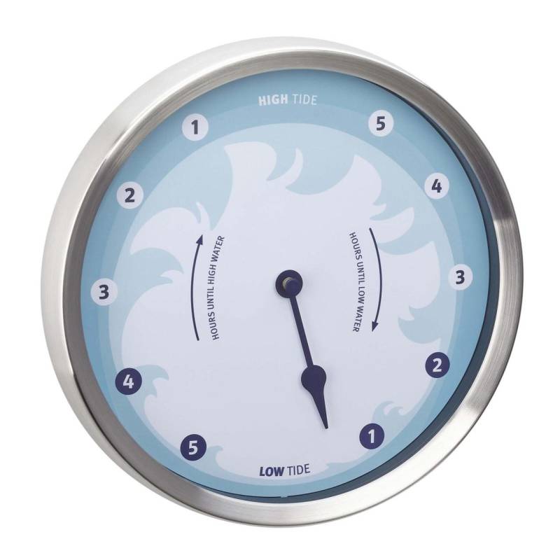 TFA® Gezeitenuhr 60.3029.06 Ø 22 cm silbermetallic von TFA®