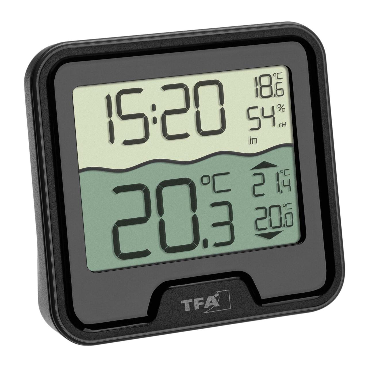 TFA® 30.3066 MARBELLA Poolthermometer schwarz von TFA®