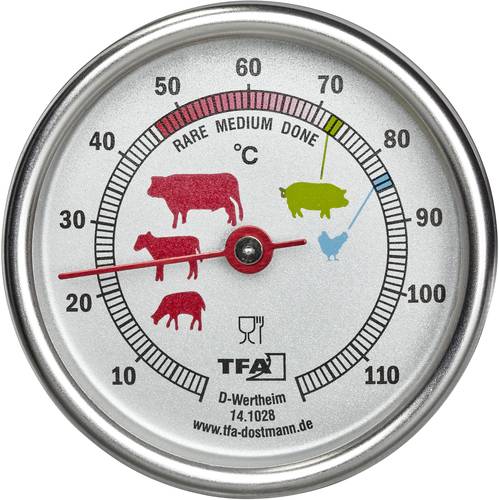 TFA Dostmann 14.1028 BBQ Grill Smoker Thermometer 14.1028 TFA Dostmann 14.1028 BBQ Grill Smoker Thermometer 14.1028 von TFA Dostmann