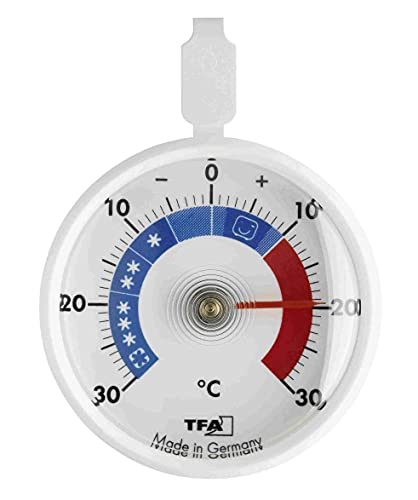TFA Dostmann 14.4006 Kühl-Gefrierschrank-Thermometer, Schwarz von TFA Dostmann