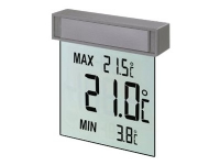 TFA-Dostmann 30.1025, Elektronisches Umgebungsthermometer, Indoor, Digital, Weiß, Kunststoff, Fenster von TFA-Dostmann