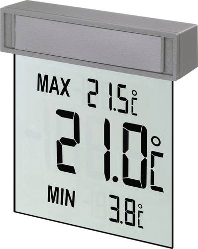 TFA Dostmann 30.1025 Fenster-Thermometer Silber von TFA Dostmann