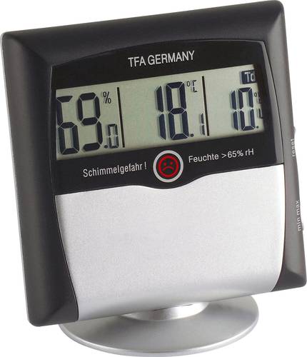 TFA Dostmann 30.5011 Luftfeuchtemessgerät (Hygrometer) 0% rF 99% rF Taupunkt-/Schimmelwarnanzeige von TFA Dostmann