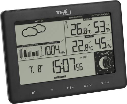 TFA Dostmann 35.1158.01 Funk-Wetterstation Anzahl Sensoren max. 3 von TFA Dostmann
